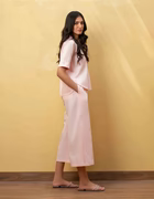 MJ-POPLIN PLEAT DETAIL TOP