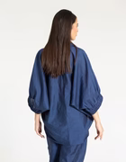 MJ-LINEN BATWING COLLARED SHIRT WITH TROUSER